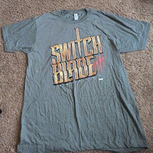 AEW Switchblade Jay White T-Shirt, Green, Sz L